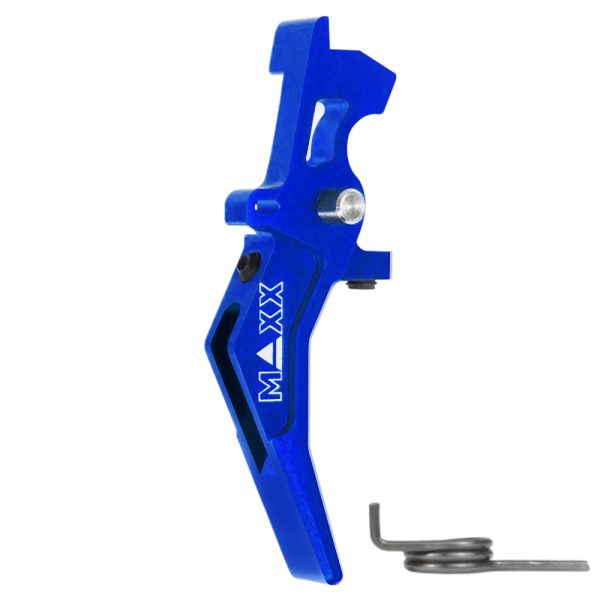 CNC Aluminum Advanced Speed Trigger (Style B) (Blue) for M16 AEG Series CNC Aluminum Advanced Speed Trigger (Style B) (Blue) for M16 AEG Series