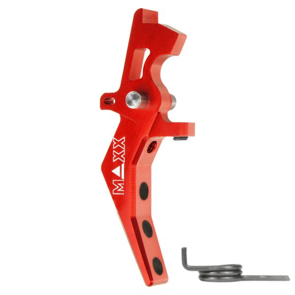 CNC Aluminum Advanced Speed Trigger (Style B) (Red) for M16 AEG Series CNC Aluminum Advanced Speed Trigger (Style B) (Red) for M16 AEG Series