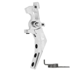 CNC Aluminum Advanced Speed Trigger (Style B) (Silver) for M16 AEG Series