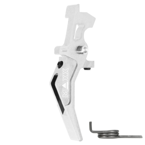 CNC Aluminum Advanced Speed Trigger (Style B) (Silver) for M16 AEG Series CNC Aluminum Advanced Speed Trigger (Style B) (Silver) for M16 AEG Series