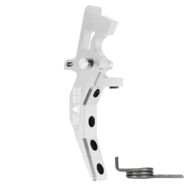 CNC Aluminum Advanced Speed Trigger (Style C) (Silver) for M16 AEG Series