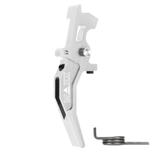 CNC Aluminum Advanced Speed Trigger (Style C) (Silver) for M16 AEG Series