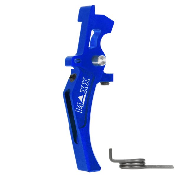 CNC Aluminum Advanced Speed Trigger (Style D) (Blue) for M16 AEG Series CNC Aluminum Advanced Speed Trigger (Style D) (Blue) for M16 AEG Series