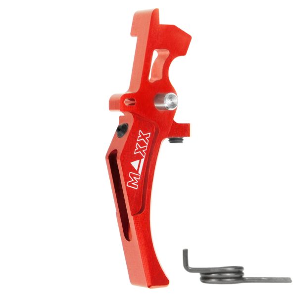 CNC Aluminum Advanced Speed Trigger (Style D) (Red) for M16 AEG Series CNC Aluminum Advanced Speed Trigger (Style D) (Red) for M16 AEG Series