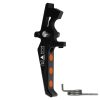 CNC Aluminum Advanced Speed Trigger (Style E) (Black) for M16 AEG Series