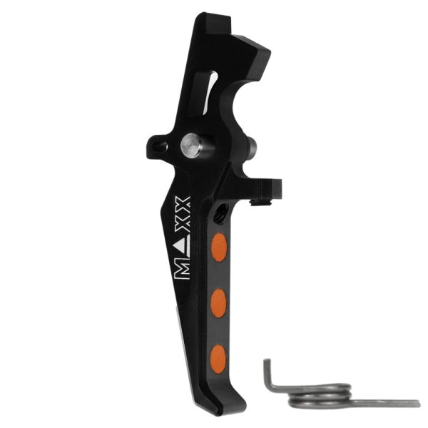 CNC Aluminum Advanced Speed Trigger (Style E) (Black) for M16 AEG Series