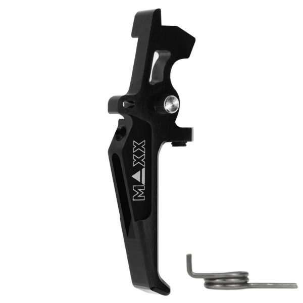 CNC Aluminum Advanced Speed Trigger (Style E) (Black) for M16 AEG Series