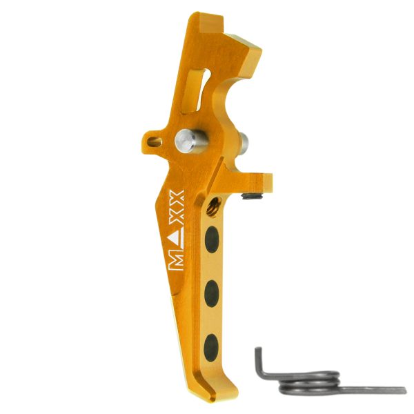 CNC Aluminum Advanced Speed Trigger (Style E) (Dark Earth) for M16 AEG Series