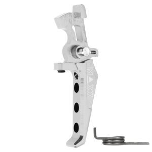 CNC Aluminum Advanced Speed Trigger (Style E) (Silver) for M16 AEG Series CNC Aluminum Advanced Speed Trigger (Style E) (Silver) for M16 AEG Series