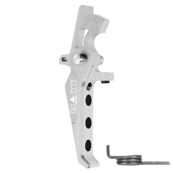 CNC Aluminum Advanced Speed Trigger (Style E) (Silver) for M16 AEG Series CNC Aluminum Advanced Speed Trigger (Style E) (Silver) for M16 AEG Series