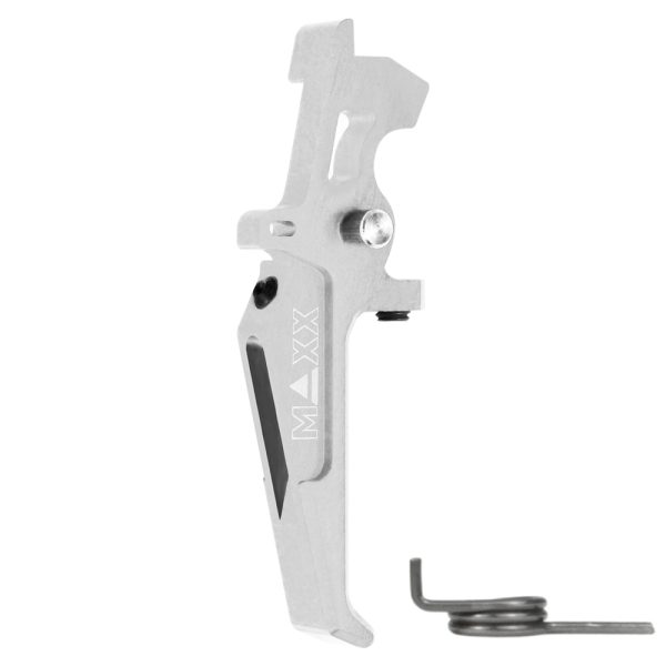 CNC Aluminum Advanced Speed Trigger (Style E) (Silver) for M16 AEG Series CNC Aluminum Advanced Speed Trigger (Style E) (Silver) for M16 AEG Series