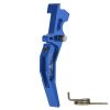 CNC Aluminum Advanced Trigger (Style C) (Blue) for M16 AEG Series