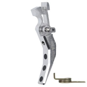 CNC Aluminum Advanced Trigger (Style C) (Silver) for M16 AEG Series CNC Aluminum Advanced Trigger (Style C) (Silver) for M16 AEG Series