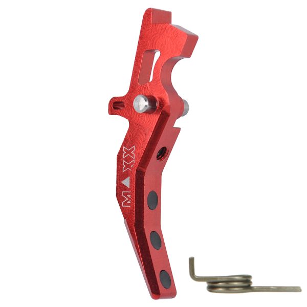 CNC Aluminum Advanced Trigger (Style C) (Red) for M16 AEG Series CNC Aluminum Advanced Trigger (Style C) (Red) for M16 AEG Series