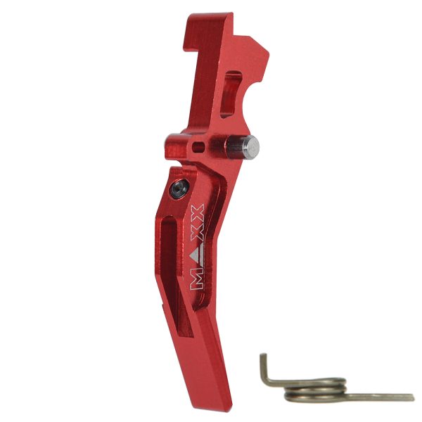 CNC Aluminum Advanced Trigger (Style C) (Red) for M16 AEG Series CNC Aluminum Advanced Trigger (Style C) (Red) for M16 AEG Series