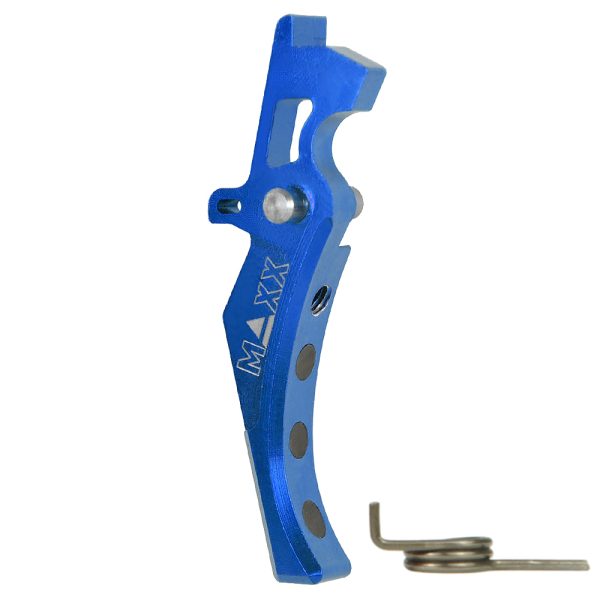 CNC Aluminum Advanced Trigger (Style D) (Blue) for M16 AEG Series CNC Aluminum Advanced Trigger (Style D) (Blue) for M16 AEG Series