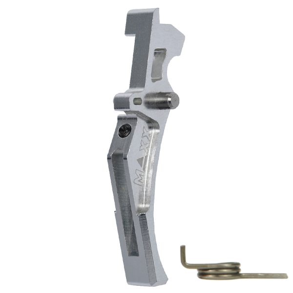CNC Aluminum Advanced Trigger (Style D) (Silver) for M16 AEG Series CNC Aluminum Advanced Trigger (Style D) (Silver) for M16 AEG Series