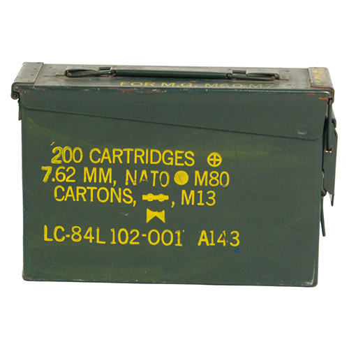 US Ammo Box CAL.30, 25x10x18 cm (used) - Green US Ammo Box CAL.30, 25x10x18 cm (used) - Green