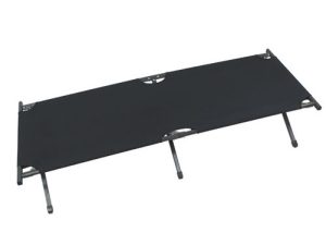 US deckchair folding frame with AL - Black, 190x66x42 cm