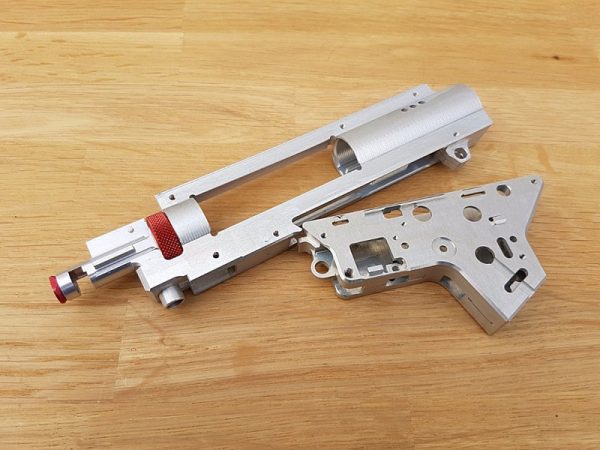 CNC Split gearbox v.2 with int. Hop Up Chamber - QSC 8mm