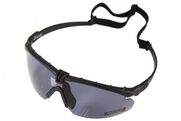 NUPROL Safety Glasses BATTLE PRO'S (with Insert), Smoked Lens - Black NUPROL Safety Glasses BATTLE PRO'S (with Insert), Smoked Lens - Black