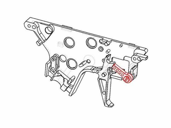 CNC aluminium trigger safety latch CNC aluminium trigger safety latch