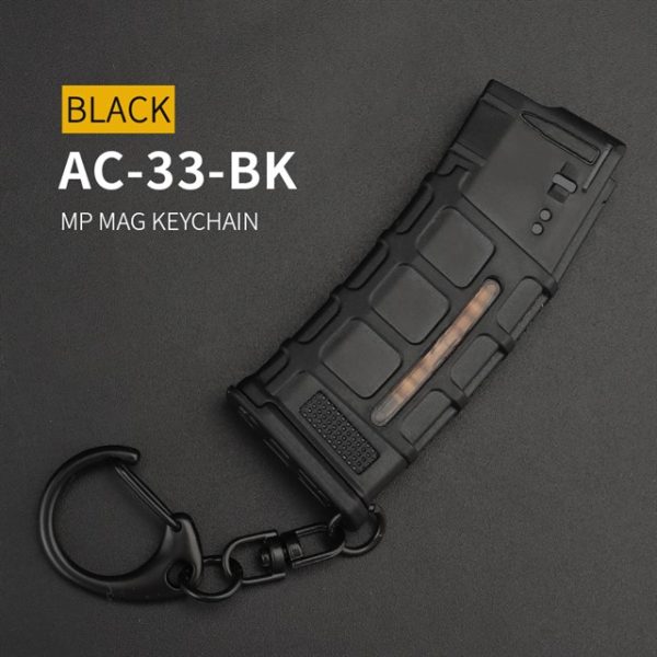 WST PMAG Magazine Pendant / Charm with Carabiner – Black WST PMAG Magazine Pendant / Charm with Carabiner – Black