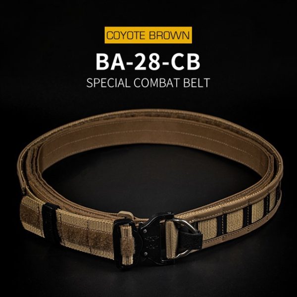 WST SPECIAL COMBAT MOLLE Tactical Belt – Coyote