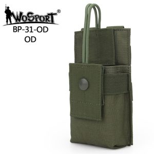 WST MOLLE Walkie-Talkie / PMR Radio Pouch – Green