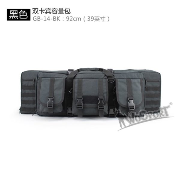 WST Double Rifle Transport Case 92 × 28 × 10 cm – Black WST Double Rifle Transport Case 92 × 28 × 10 cm – Black