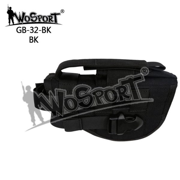 WST Universal MOLLE Pistol Holster, Right Handed – Black WST Universal MOLLE Pistol Holster, Right Handed – Black