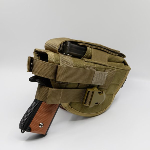 WST Universal MOLLE Pistol Holster, Right Handed – Black WST Universal MOLLE Pistol Holster, Right Handed – Black