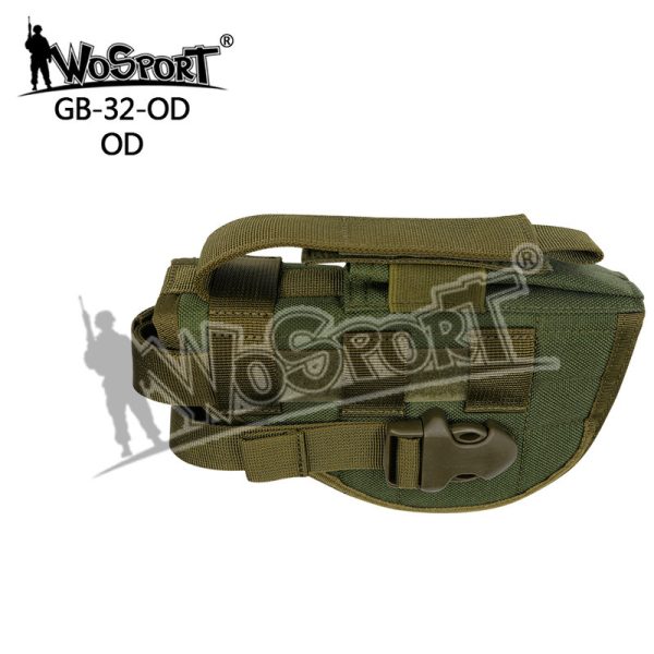 WST Universal MOLLE Pistol Holster, Right Handed – Green