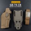 WST 6354 DO Holster Glock 17 with X300 Flashlight, Right-Handed – Coyote
