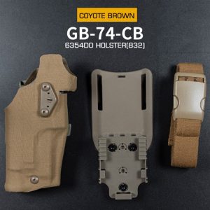 WST 6354 DO Holster Glock 17 with X300 Flashlight, Right-Handed – Coyote