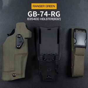 WST 6354 DO Holster Glock 17 with X300 Flashlight, Right-Handed – Ranger Green