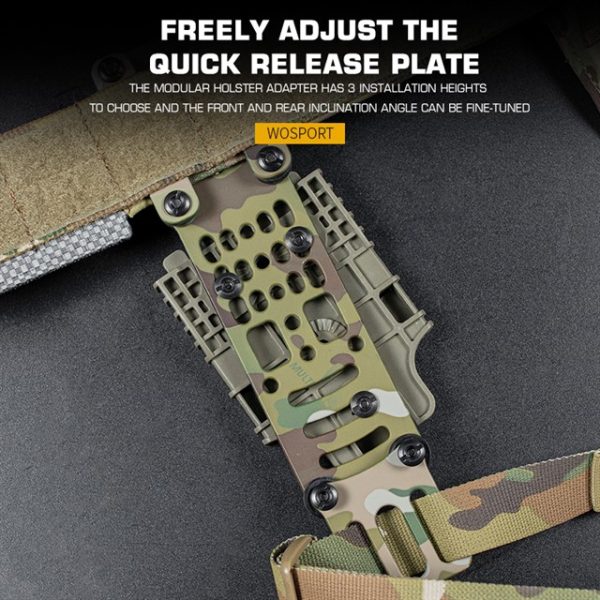 WST Modular Aluminium Holster Platform – Tan
