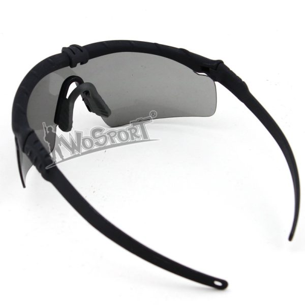 WST Shooting Glasses MA-69, Smoke Visor – Tan
