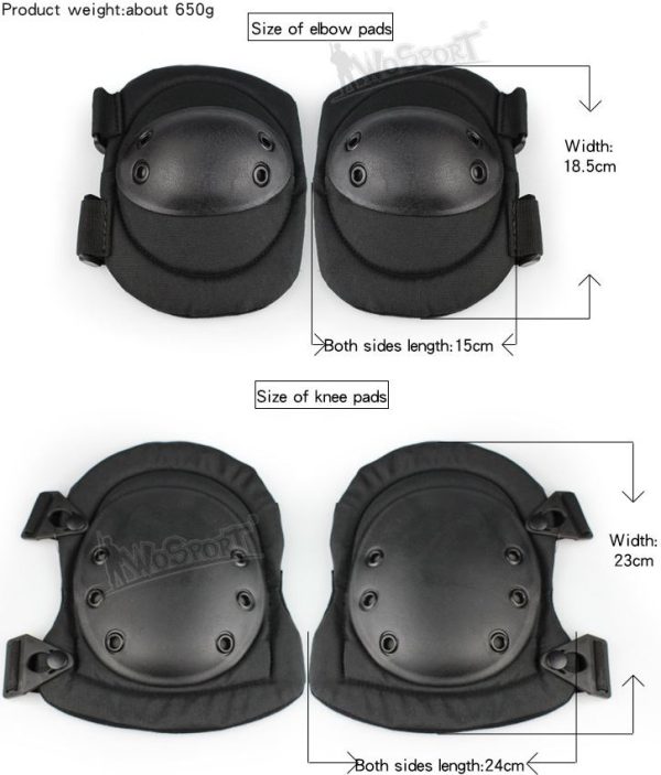 WST SWAT Knee and Elbow Pads Set – Tan
