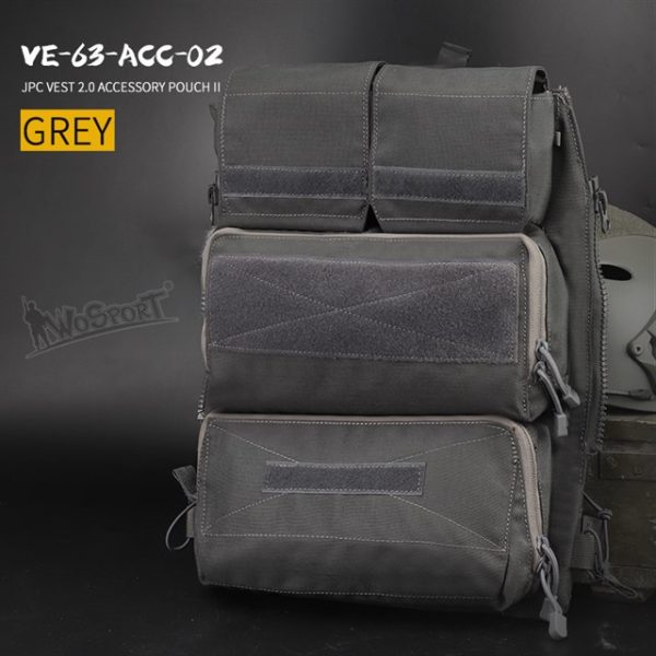 JPC vest 2.0 Accessory Bag II - Grey JPC vest 2.0 Accessory Bag II - Grey