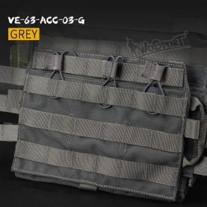 JPC vest 2.0 front accessory package standard triple package - Grey JPC vest 2.0 front accessory package standard triple package - Grey