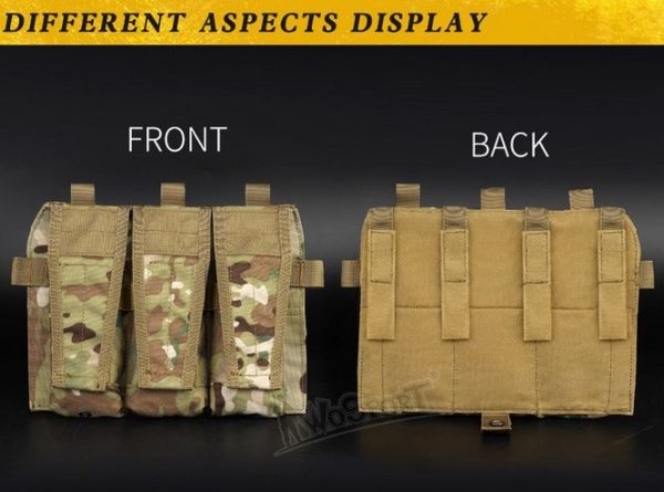 JPC vest 2.0 front accessory package 5.56 triple package - Grey