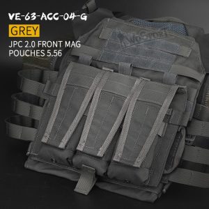JPC vest 2.0 front accessory package 5.56 triple package - Grey JPC vest 2.0 front accessory package 5.56 triple package - Grey