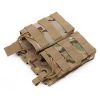 WST Open MOLLE Pouch for 2 × G36 Magazines – Green
