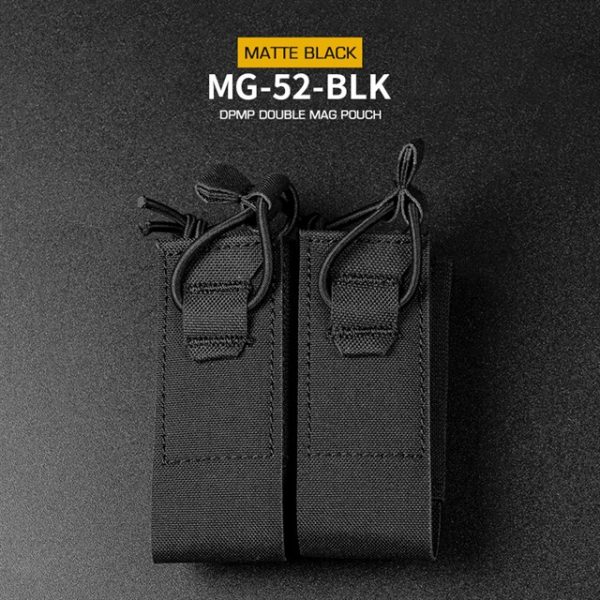 WST DPMP MOLLE Double Pistol Magazine Pouch – Black