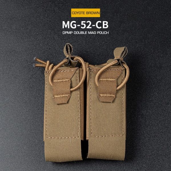 WST DPMP MOLLE Double Pistol Magazine Pouch – Coyote WST DPMP MOLLE Double Pistol Magazine Pouch – Coyote