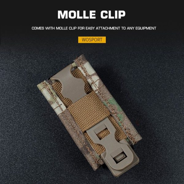 WST FAST Type 9mm Pistol Magazine MOLLE Pouch – MC Black WST FAST Type 9mm Pistol Magazine MOLLE Pouch – MC Black