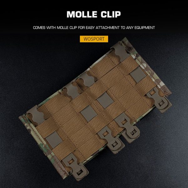 WST FAST Type 5.56 (M4) Triple Magazine MOLLE Pouch – MC Black WST FAST Type 5.56 (M4) Triple Magazine MOLLE Pouch – MC Black
