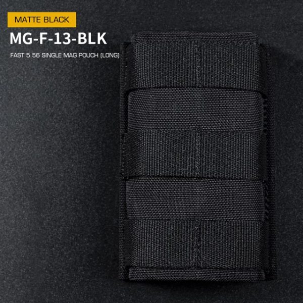 WST FAST Type 5.56 (M4) Magazine MOLLE Pouch, Long – Black WST FAST Type 5.56 (M4) Magazine MOLLE Pouch, Long – Black