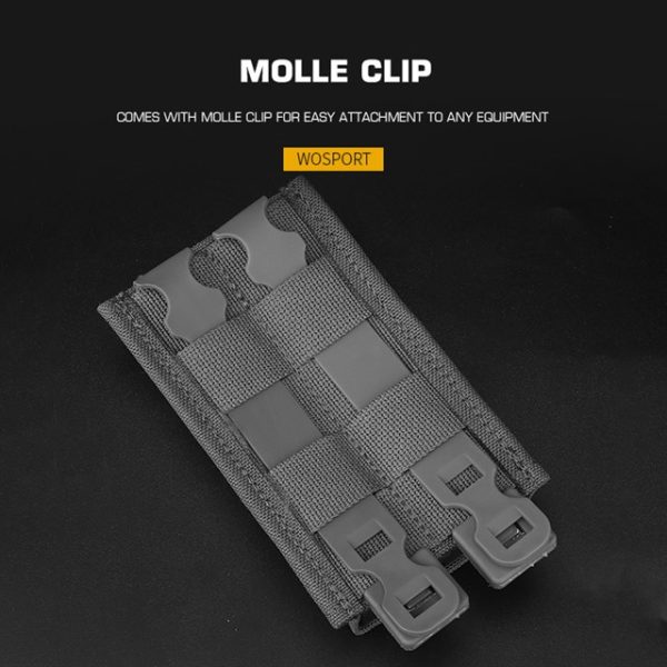 WST FAST Type 5.56 (M4) Magazine MOLLE Pouch, Long – Ranger Green